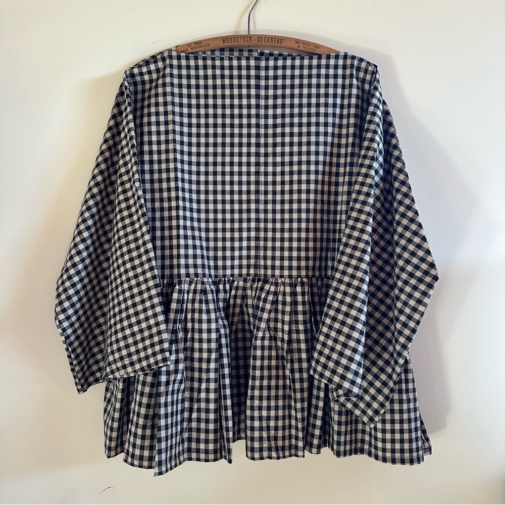 Emiko Studios Kozo blouse in Gingham ♥️